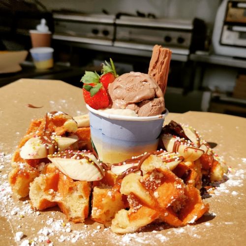 Waffles & Ice Cream